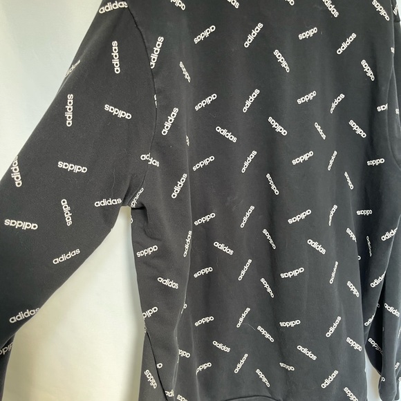 Adidas Y2K Graphic Black Crewneck Size 2X - Picture 9 of 14